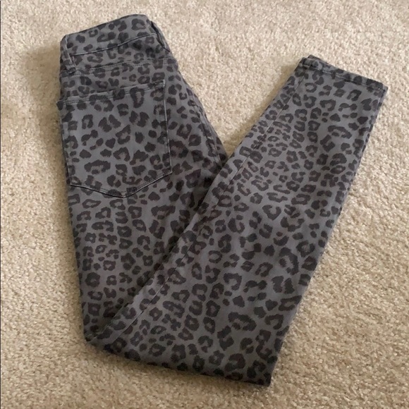 GOOD AMERICAN good legs leopard print jeans - Picture 3 of 5
